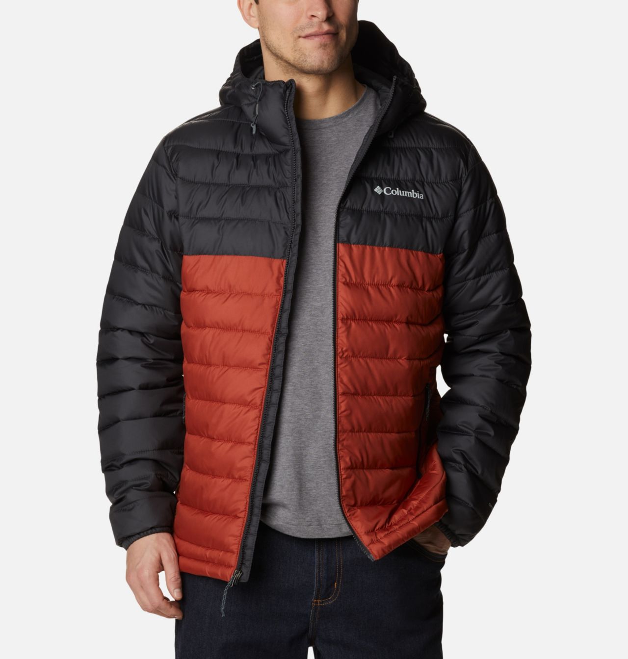 Men’s Powder Lite™ Hooded Insulated Jacket - Tall 8