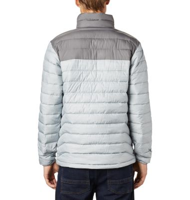 Men's Powder Lite&trade; Jacket Powder Lite&trade; Jacket | 397 | S, Columbia Grey Heather, City Grey, back