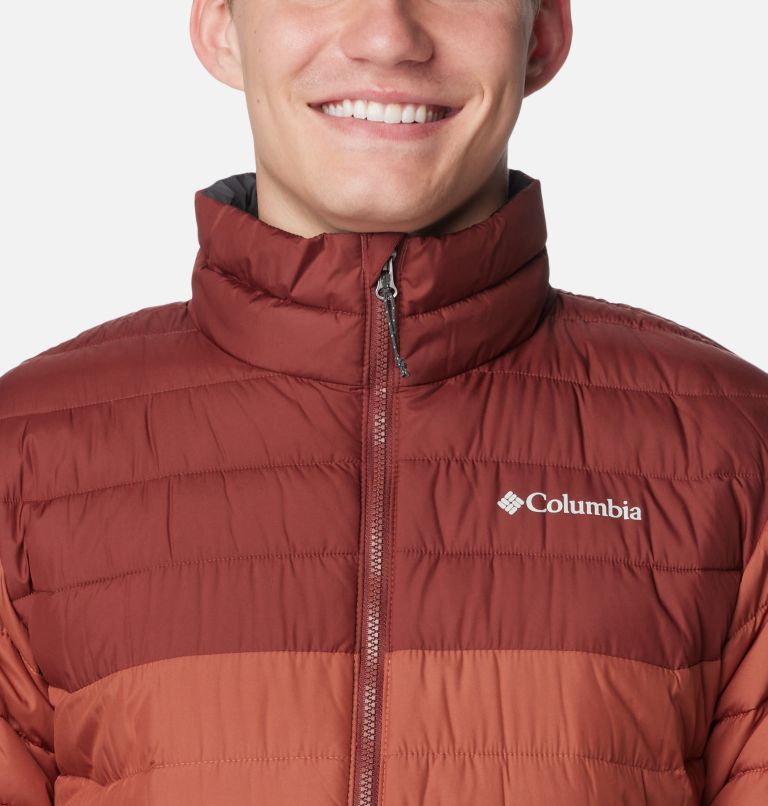 Columbia Powder Lite Hooded Jacket Navy - Terraces Menswear