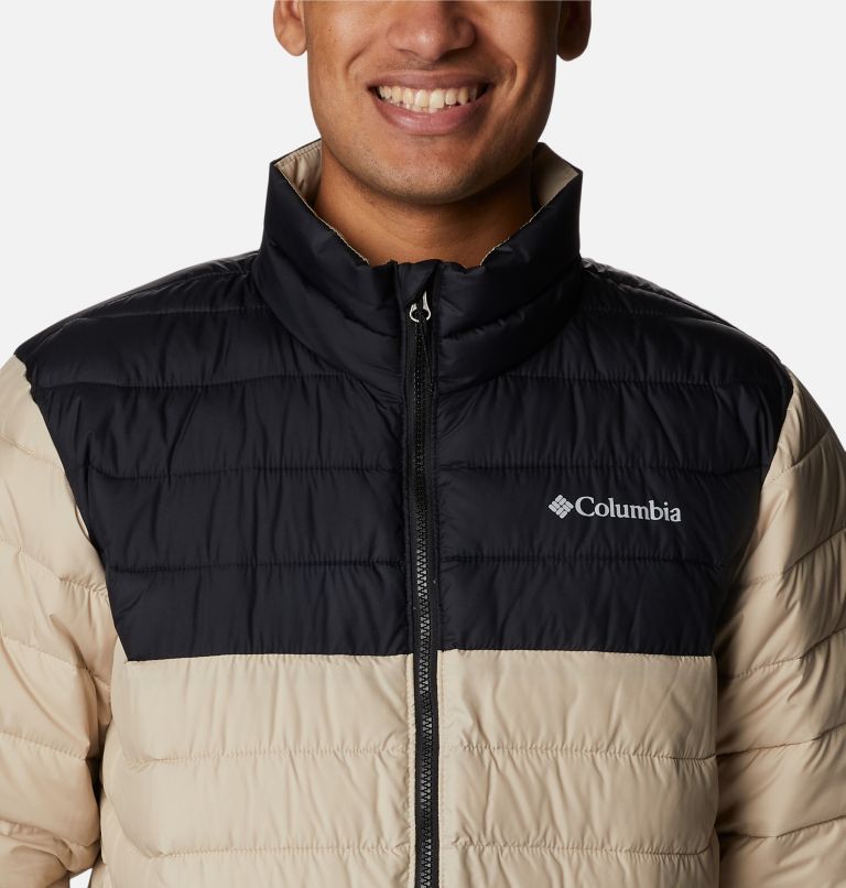 Powder Lite Jacket | 271 | L, Color: Ancient Fossil, Black, image 4