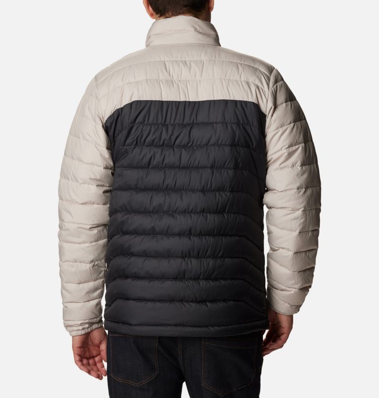 Men's Powder Lite Insulated Jacket, Color: Dark Stone, Shark, image 2