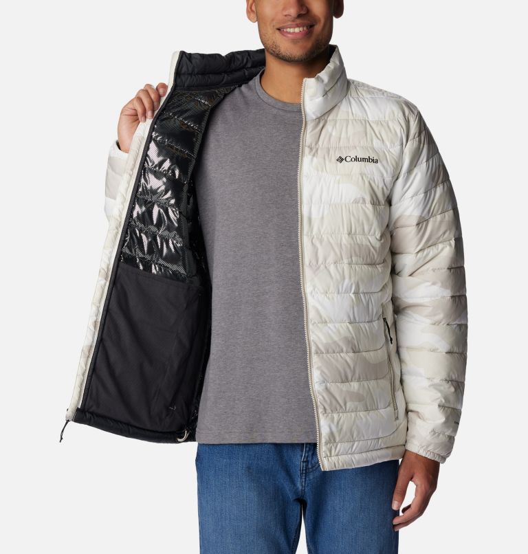 Thumbnail: Men’s Powder Lite Insulated Jacket, Color: Dark Stone Mod Camo Print, image 5