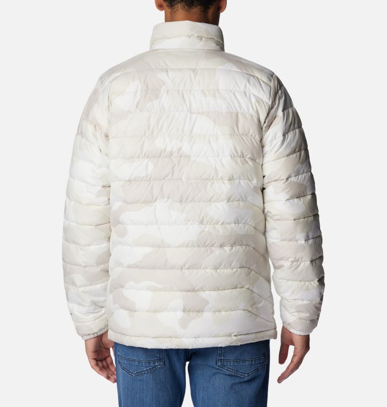 Men’s Powder Lite Insulated Jacket, Color: Dark Stone Mod Camo Print, image 2