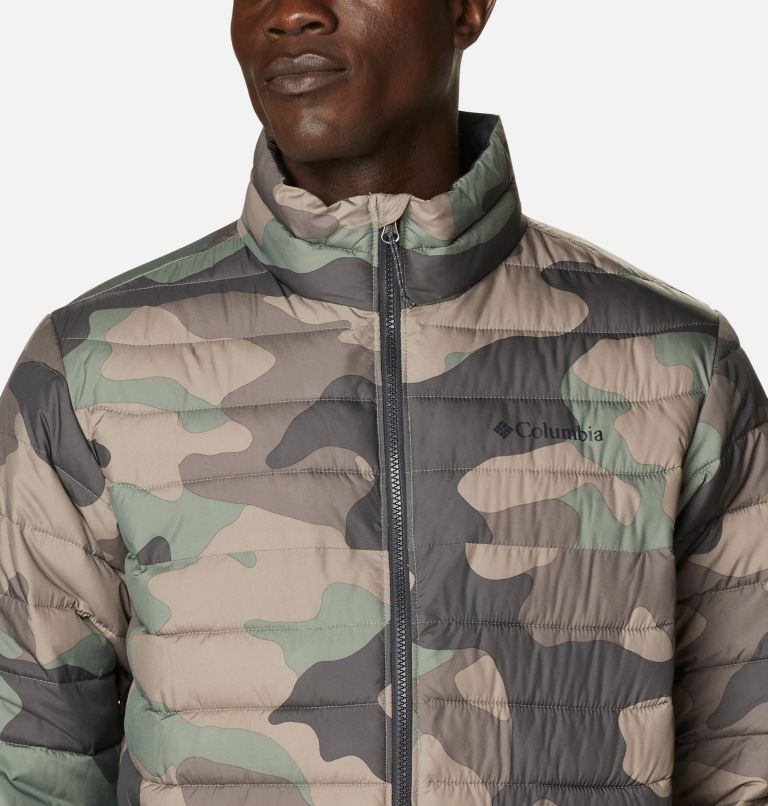 Thumbnail: Men's Powder Lite Insulated Jacket, Color: Cypress Mod Camo Print, image 4