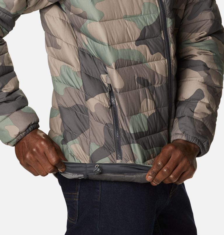 Manteau isolé Powder Lite pour homme, Color: Cypress Mod Camo Print, image 6