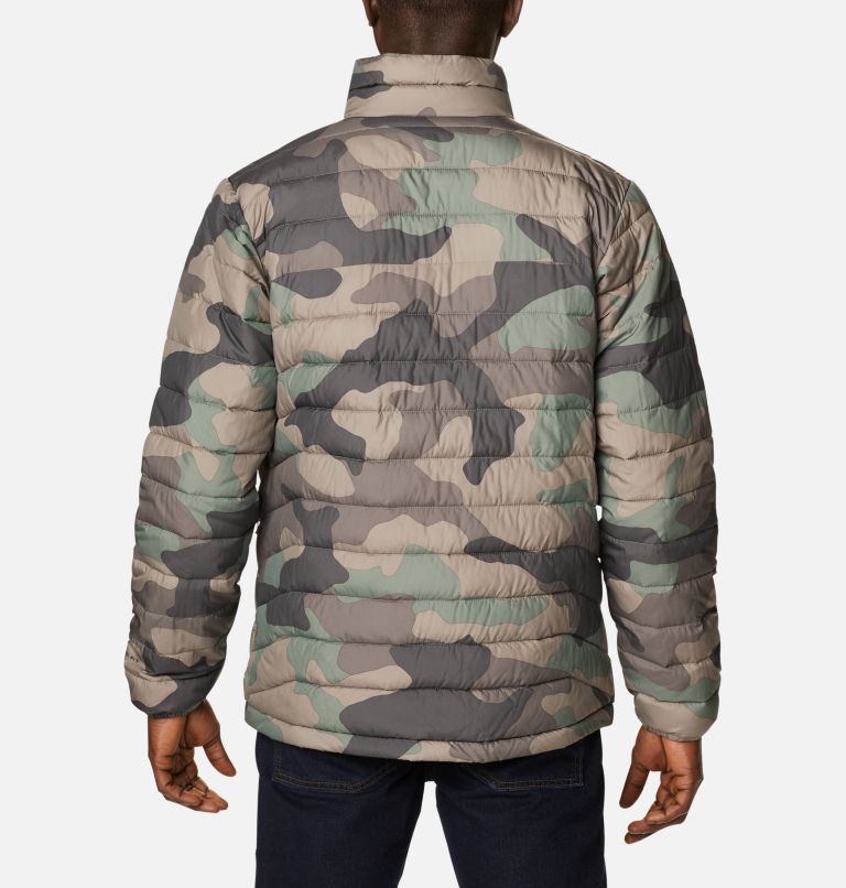 Manteau isolé Powder Lite pour homme, Color: Cypress Mod Camo Print, image 2