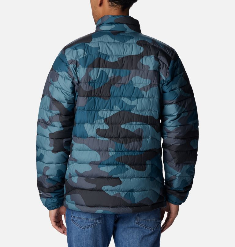 Men’s Powder Lite Insulated Jacket, Color: Metal Mod Camo Print, image 2