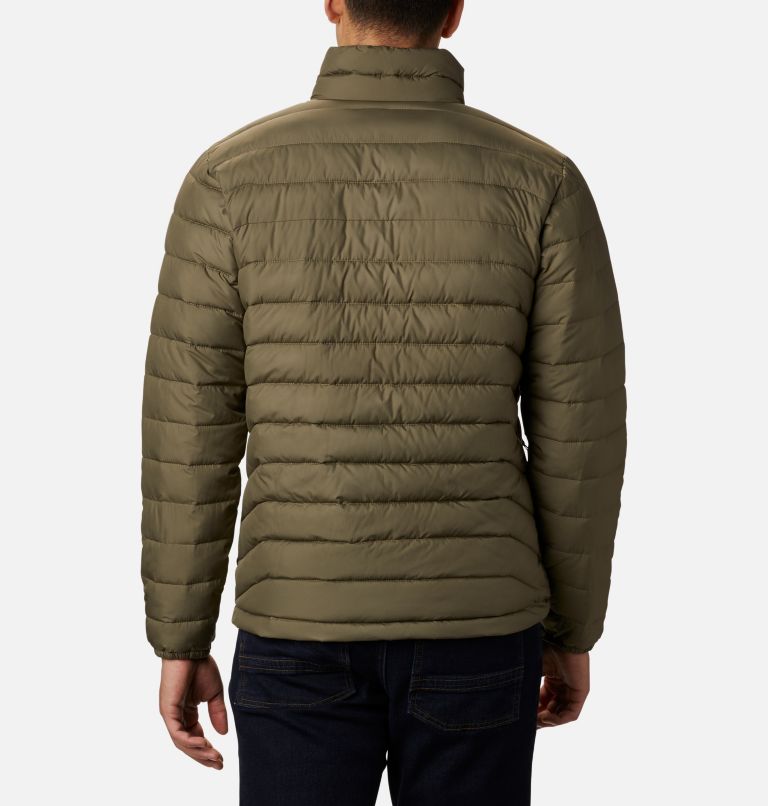 Thumbnail: Men's Powder Lite Insulated Jacket, Color: Stone Green, image 2