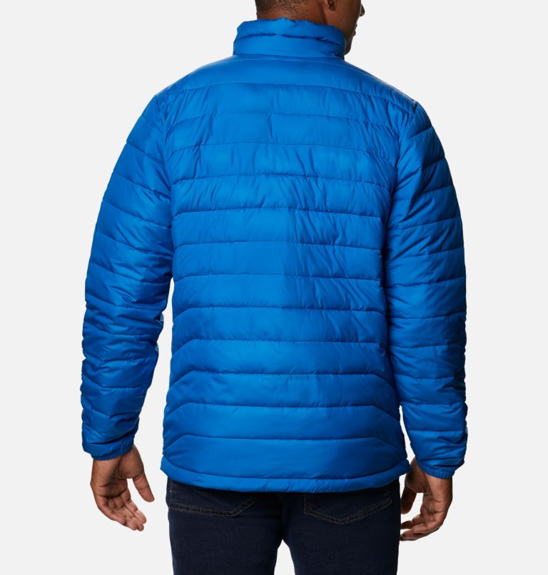 Thumbnail: Men's Powder Lite Insulated Jacket, Color: Bright Indigo, image 2