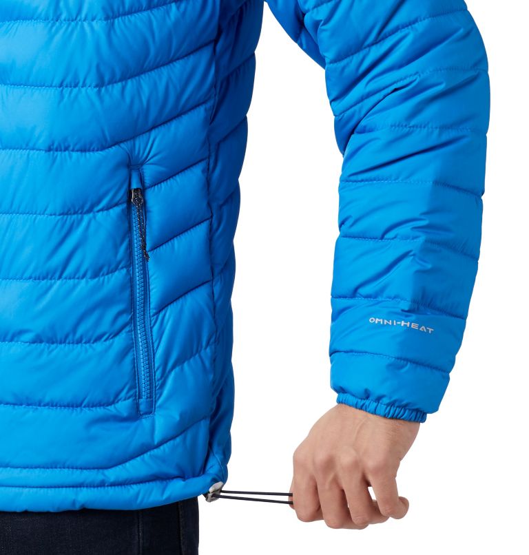 Thumbnail: Men's Powder Lite Insulated Jacket, Color: Azure Blue, image 5