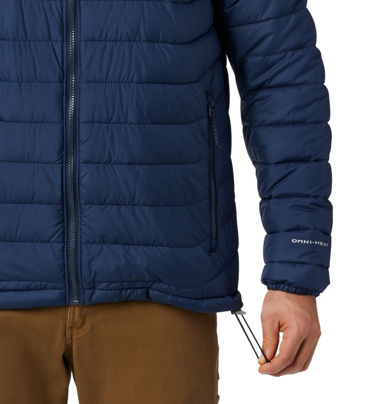 Men's Powder Lite Insulated Jacket, Color: Collegiate Navy, image 4