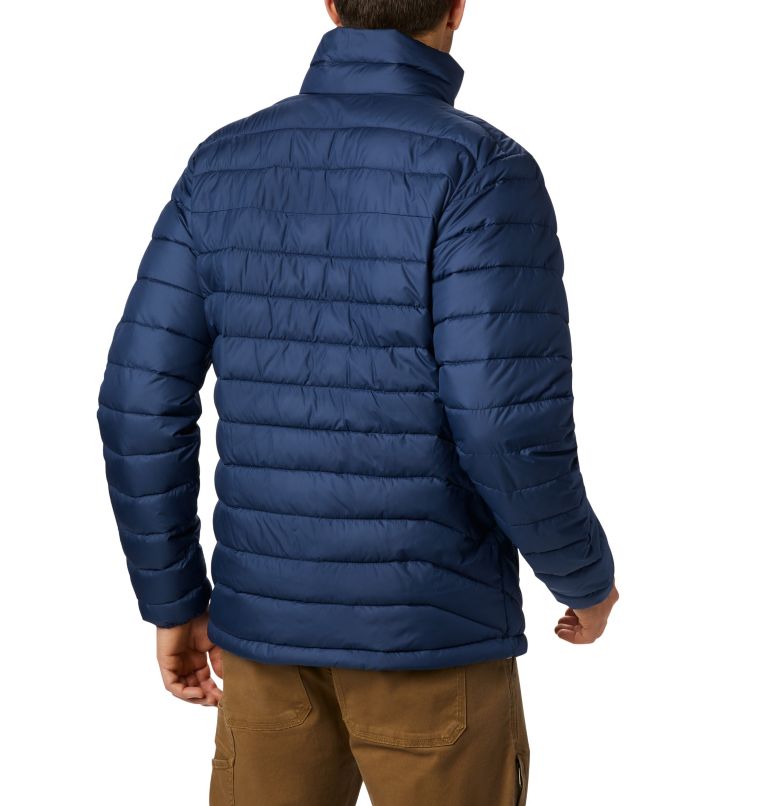 Men's Powder Lite Insulated Jacket, Color: Collegiate Navy, image 2