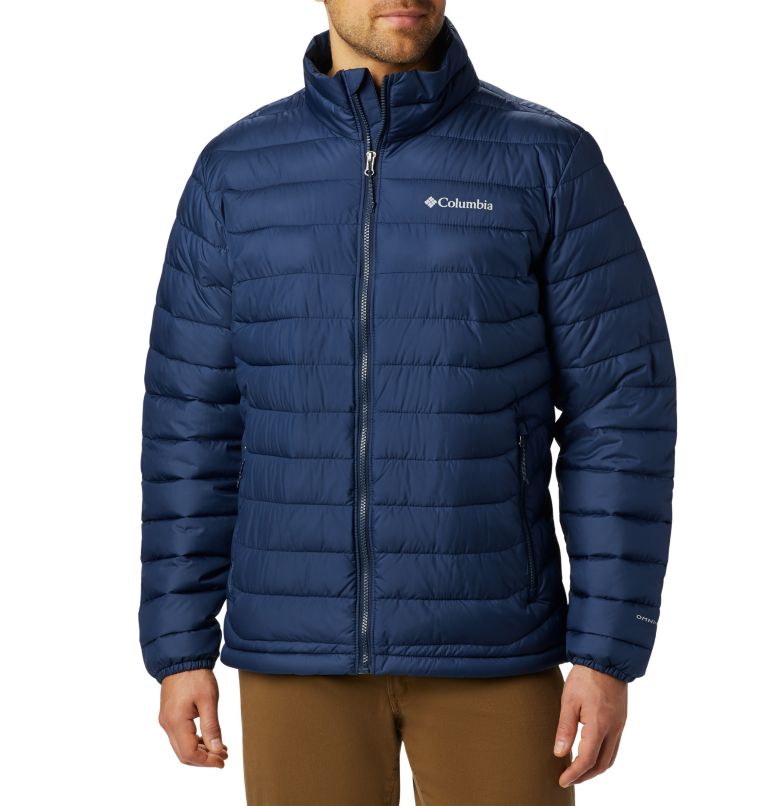 Thumbnail: Men’s Powder Lite Insulated Jacket, Color: Collegiate Navy, image 1