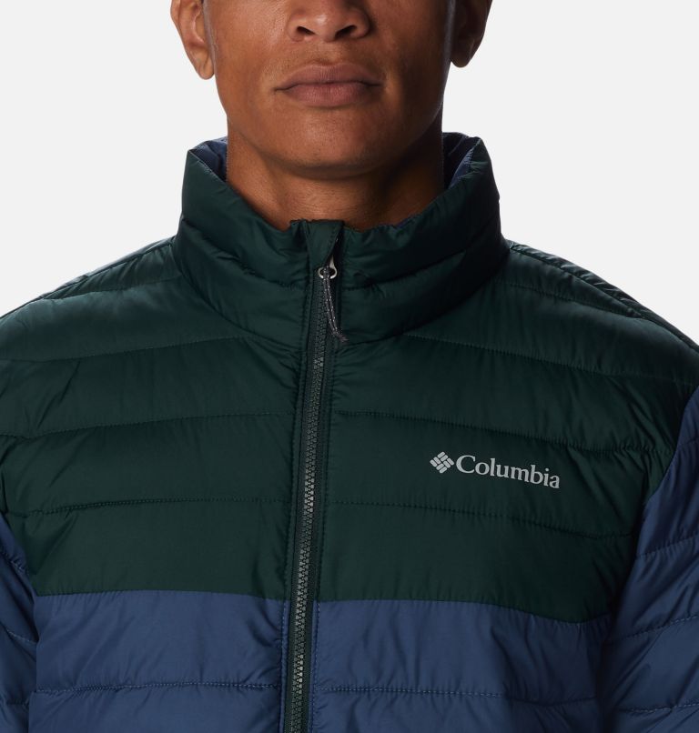 Thumbnail: Men’s Powder Lite Insulated Jacket, Color: Dark Mountain, Spruce, image 4