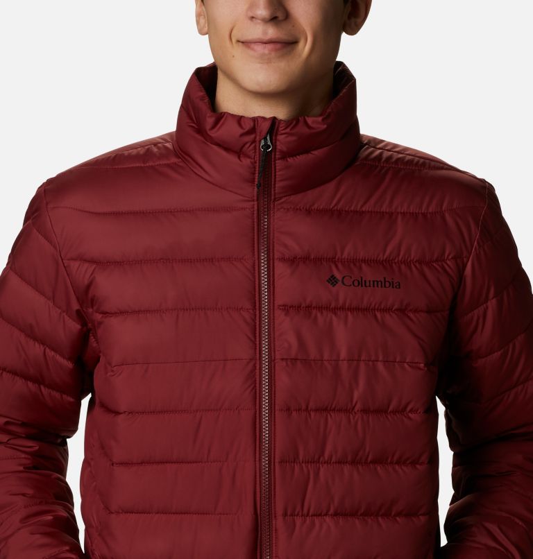 Manteau isolé Powder Lite pour homme, Color: Red Jasper, image 4