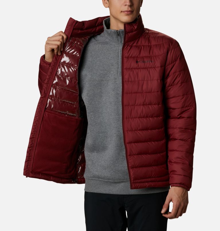 Manteau isolé Powder Lite pour homme, Color: Red Jasper, image 5