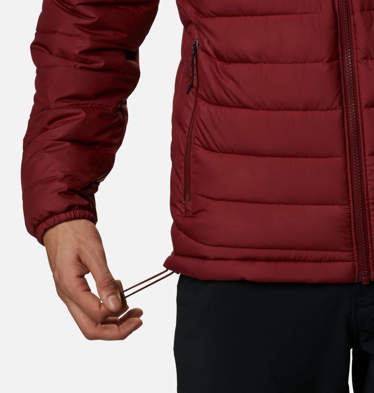 Thumbnail: Men's Powder Lite Insulated Jacket, Color: Red Jasper, image 6