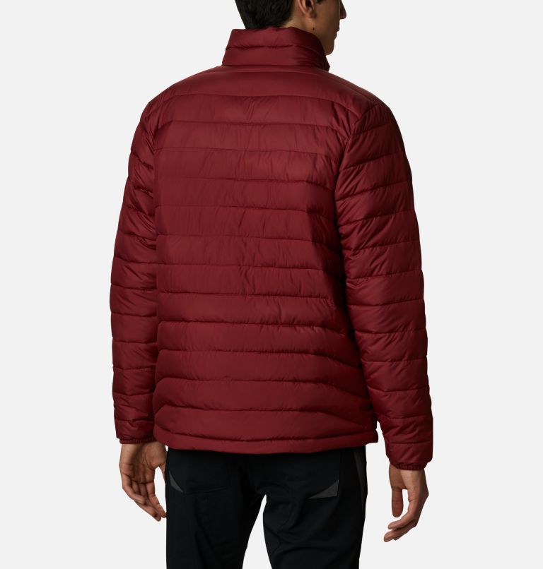 Thumbnail: Manteau isolé Powder Lite pour homme, Color: Red Jasper, image 2