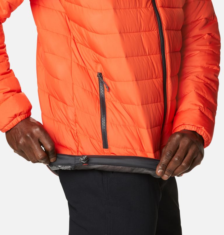 Manteau isolé Powder Lite pour homme, Color: Red Quartz, Shark, image 6