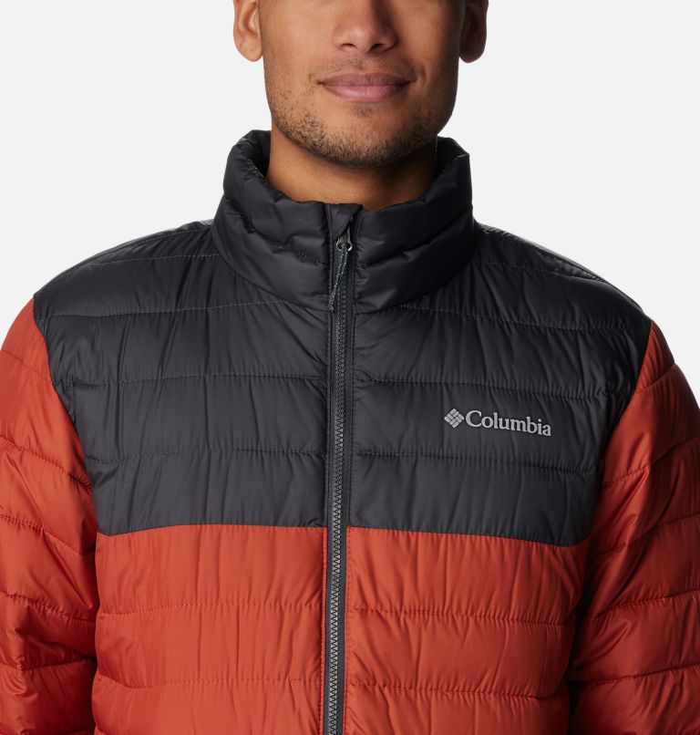 Abrigo chaqueta Columbia hombre talla XXL rojo gris -  España