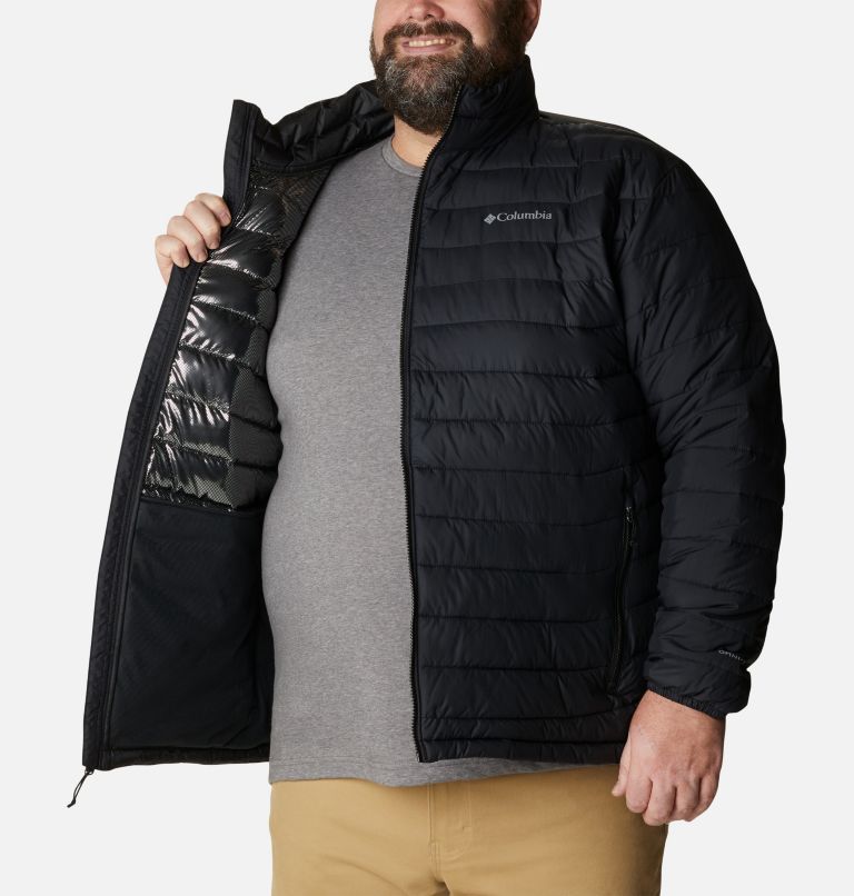 Veste isolée Powder Lite Homme – Grandes Tailles, Color: Black
