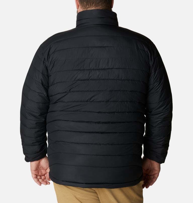 Thumbnail: Men's Powder Lite Insulated Jacket - Extended Size, Color: Black, image 2