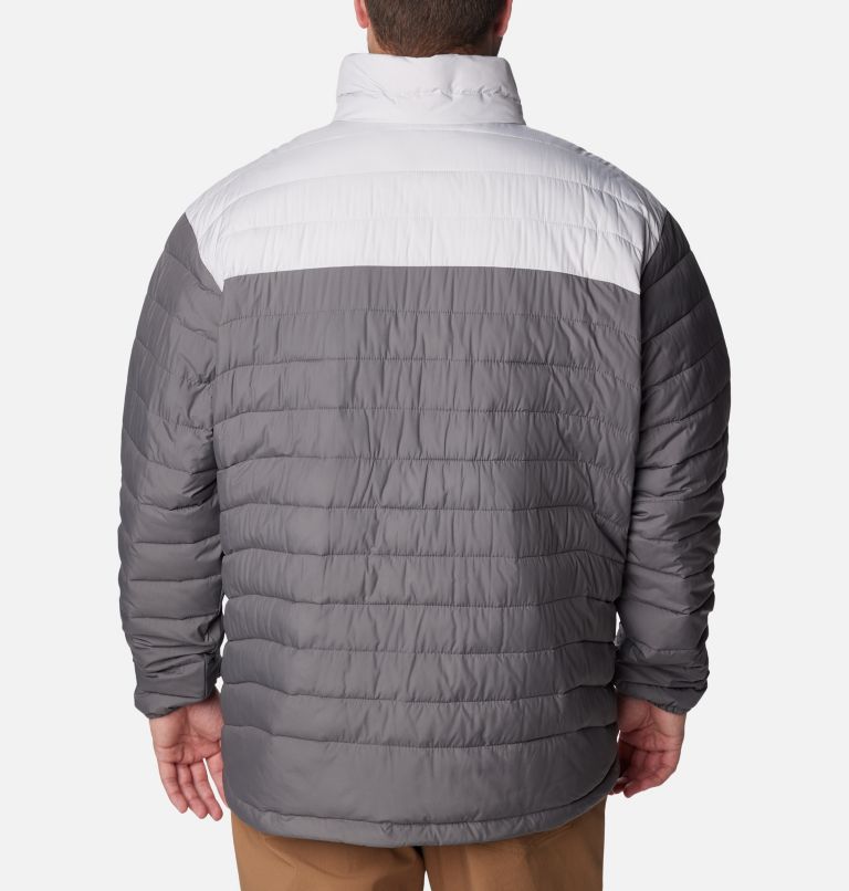 Thumbnail: Men's Powder Lite Insulated Jacket – Big, Color: City Grey, Nimbus Grey, image 2