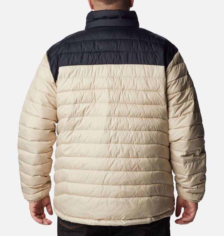 Men's Powder Lite Insulated Jacket – Big, Color: Ancient Fossil, Black, image 2