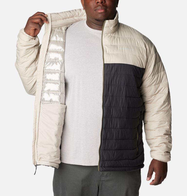 Powder Lite Jacket | 278 | 3X, Color: Dark Stone, Shark, image 5