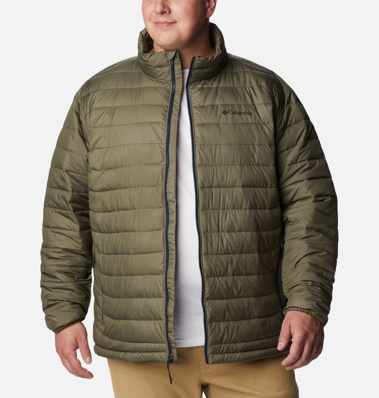 Men's Powder Lite Insulated Jacket – Big, Color: Stone Green, image 8