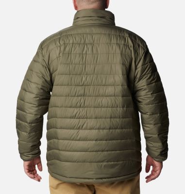 Men's Powder Lite&trade; Insulated Jacket - Big Powder Lite&trade; Jacket | 024 | 6X, Stone Green, back