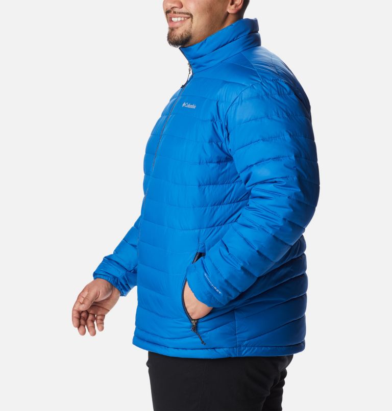 Men's Powder Lite Insulated Jacket - Extended Size, Color: Bright Indigo, image 3