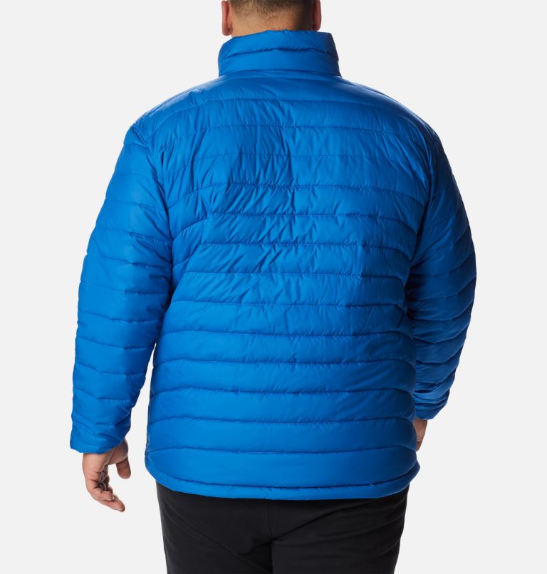Thumbnail: Men's Powder Lite Insulated Jacket – Big, Color: Bright Indigo, image 2