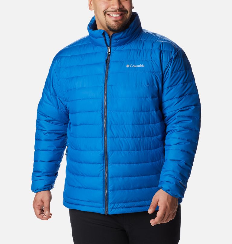 Men's Powder Lite Insulated Jacket - Extended Size, Color: Bright Indigo, image 1
