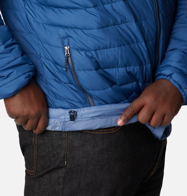 Powder Lite Jacket | 452 | 2X, Color: Night Tide, Collegiate Navy, image 7