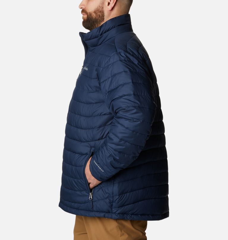 Thumbnail: Men's Powder Lite Insulated Jacket – Big, Color: Collegiate Navy, image 3