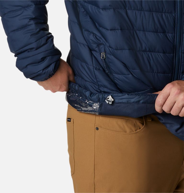 Thumbnail: Men's Powder Lite Insulated Jacket – Big, Color: Collegiate Navy, image 7