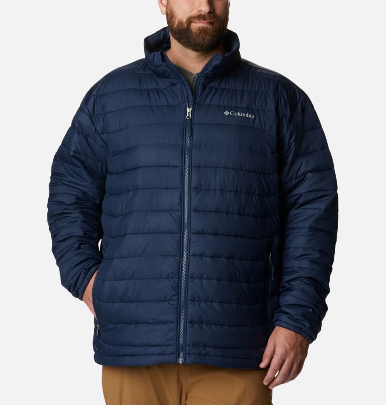 Thumbnail: Men's Powder Lite Insulated Jacket – Big, Color: Collegiate Navy, image 1