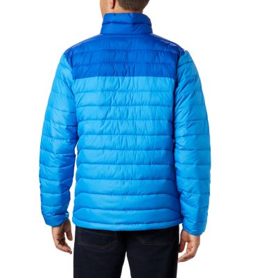 Men's Powder Lite&trade; Insulated Jacket - Big Powder Lite&trade; Jacket | 024 | 6X, Azure Blue, Azul, back