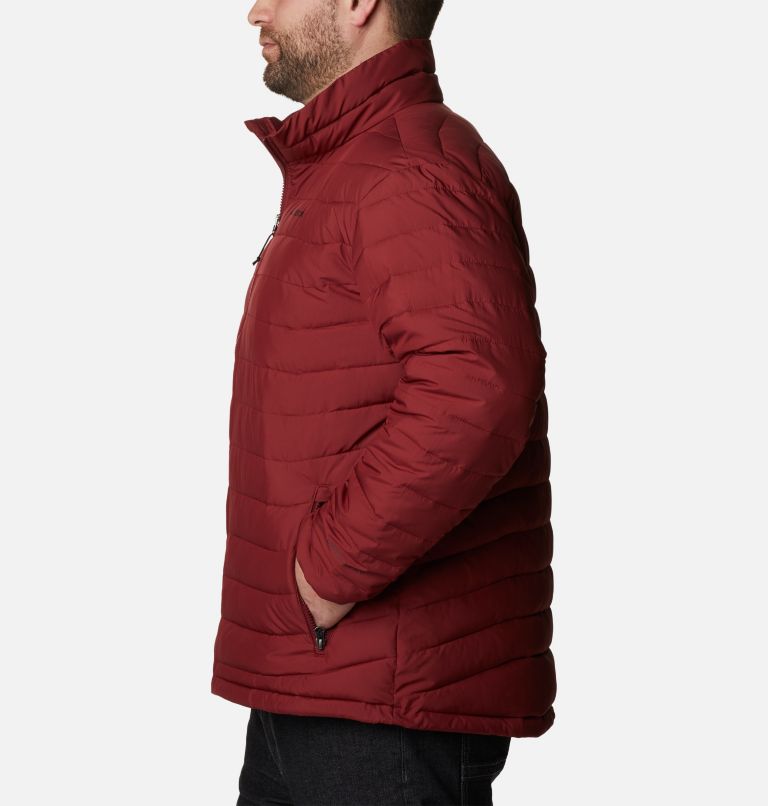 Thumbnail: Men's Powder Lite Insulated Jacket – Big, Color: Red Jasper, image 3