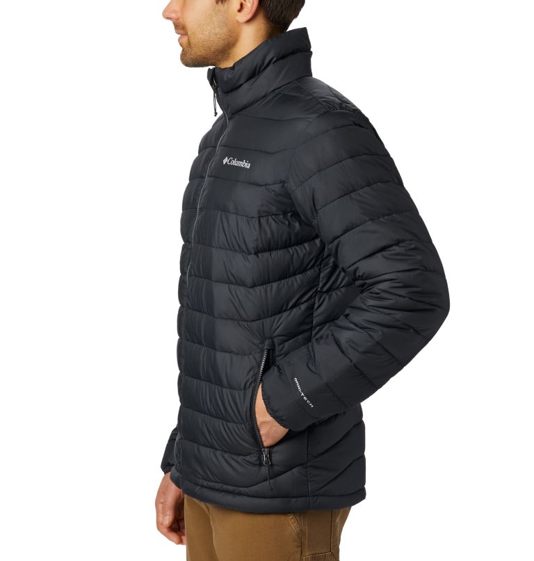 Men's Powder Lite Insulated Jacket – Tall, Color: Black, image 3