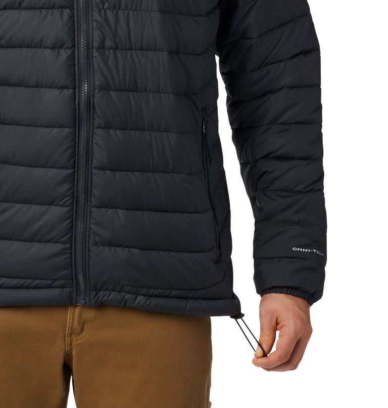 Men's Powder Lite Insulated Jacket – Tall, Color: Black, image 4