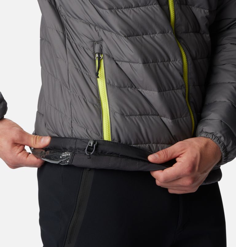 Men's Powder Lite Insulated Jacket – Tall, Color: City Grey, Shark, image 7
