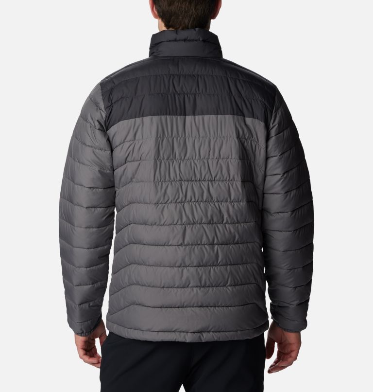 Thumbnail: Men's Powder Lite Insulated Jacket – Tall, Color: City Grey, Shark, image 2
