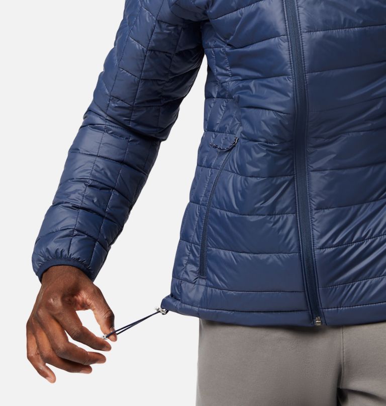 Men's Voodoo Falls 590 TurboDown Hooded Puffer Jacket, Color: Collegiate Navy, image 7
