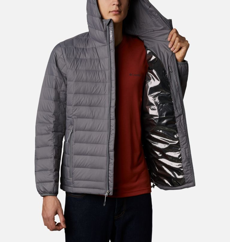 Veste à capuchon Voodoo Falls 590 TurboDown pour homme - Grandes tailles, Color: City Grey, image 5