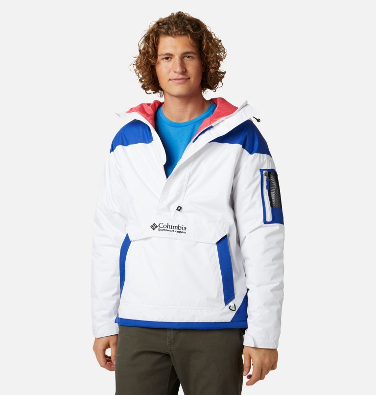 Columbia challenger clearance pullover in white