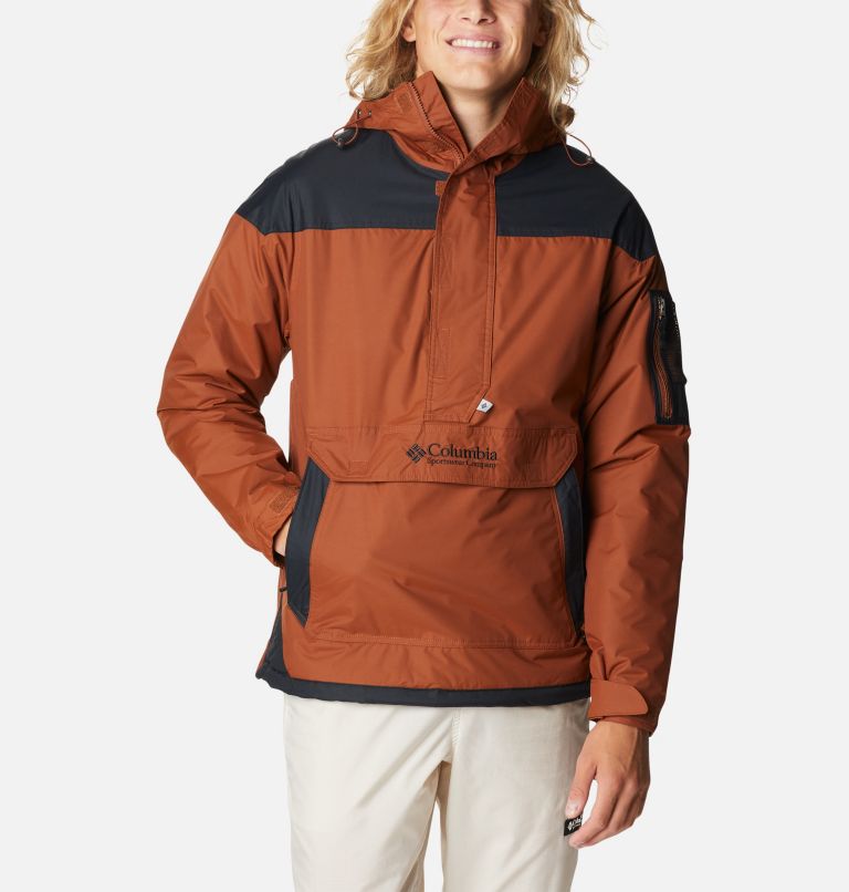 Mens anorak pullover jacket best sale