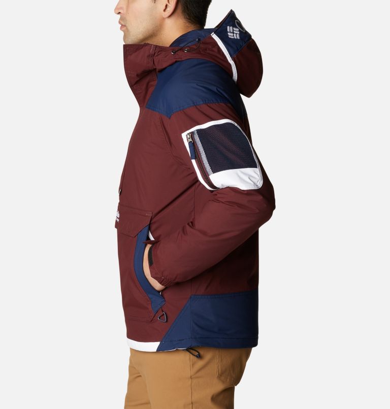 Challenger Pullover | 521 | XS, Color: Elderberry, Collegiate Navy, White, image 3