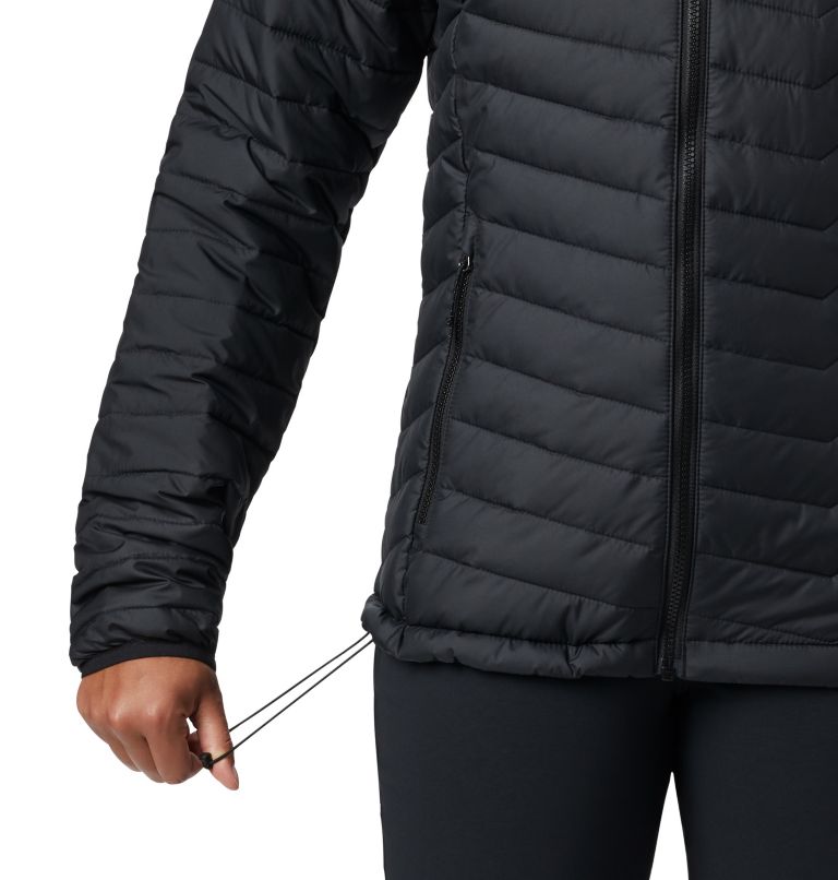 Columbia Athletic Logo Women's Black Powder Lite Jacket